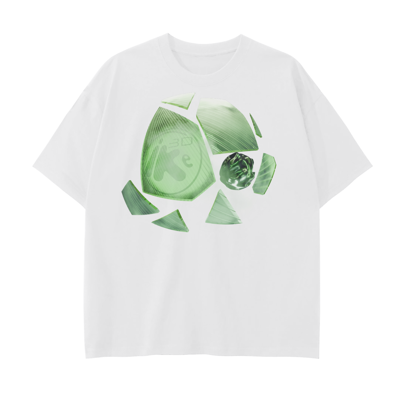 Glass Ike-3D Graphic Tee